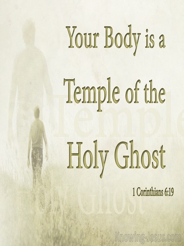 1 Corinthians 6:19 Your Body Is A Sanctuary Of The Holy Spirit (beige)